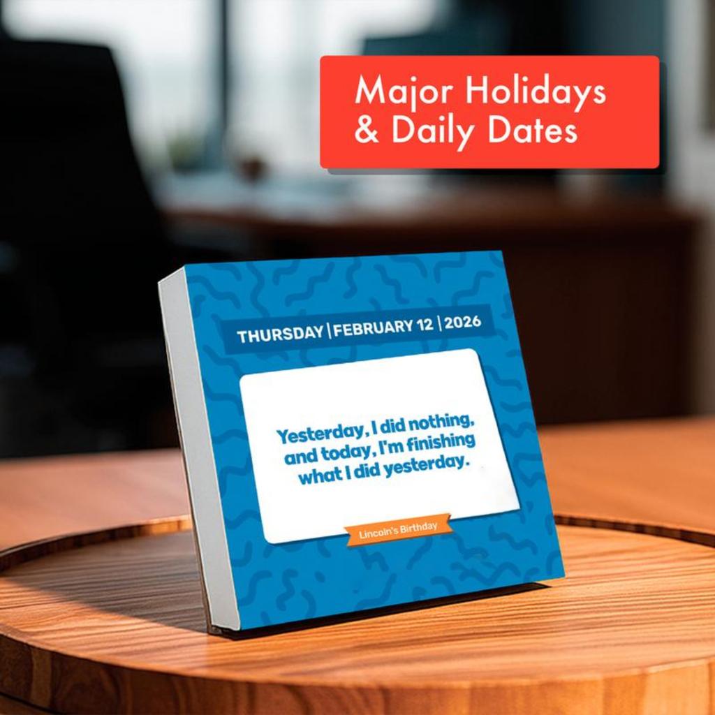 Funny Calendar Desk Calendar Stand Notepad Calendar, Home Decoration, Recording Enthusiasts