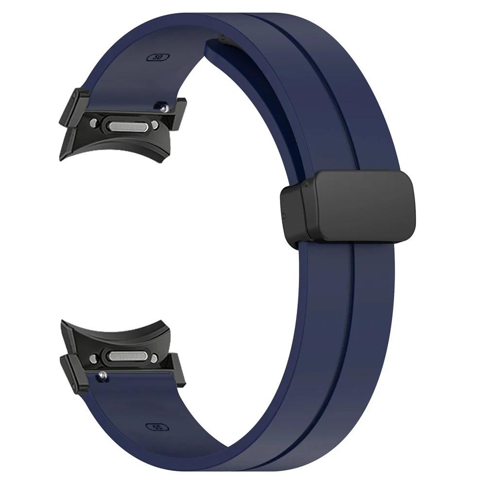 Magnetic Silicone Strap for Samsung Galaxy Watch6 44mm 40mm Sport Watchband 20mm Band Bracelet Galaxy Watch 6 Classic 43mm 47mm