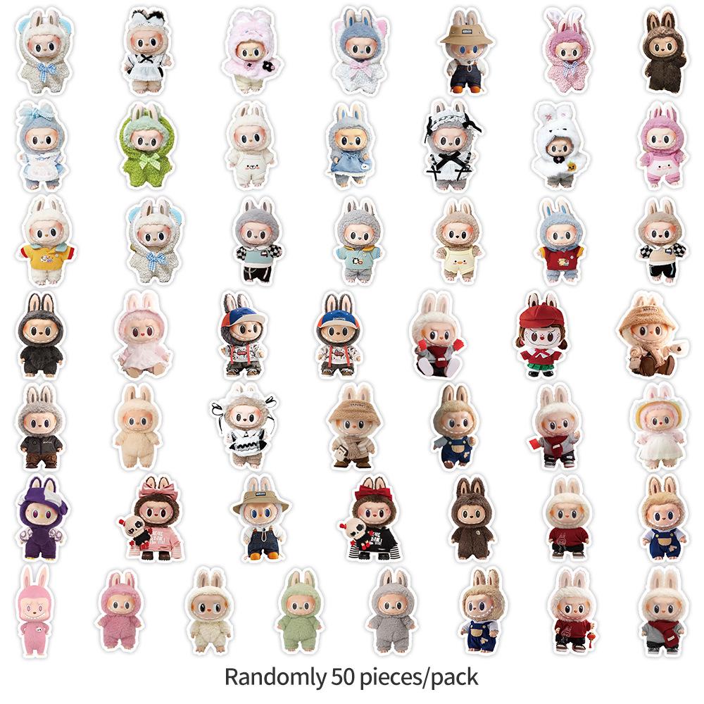 50 Cute Cartoon Graffiti Stickers - Waterproof Decorative Stickers for Water Bottles and Phones