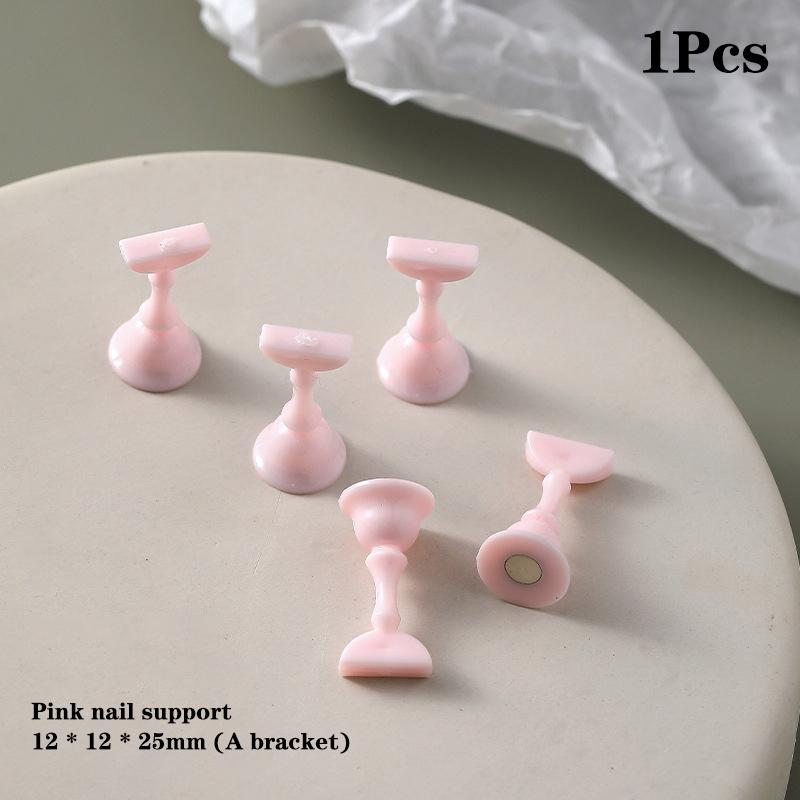 1 шт., акриловая подставка для ногтей, держатель для типсов, магнитная подставка для практики маникюра, подставка для ногтей своими руками, инструмент