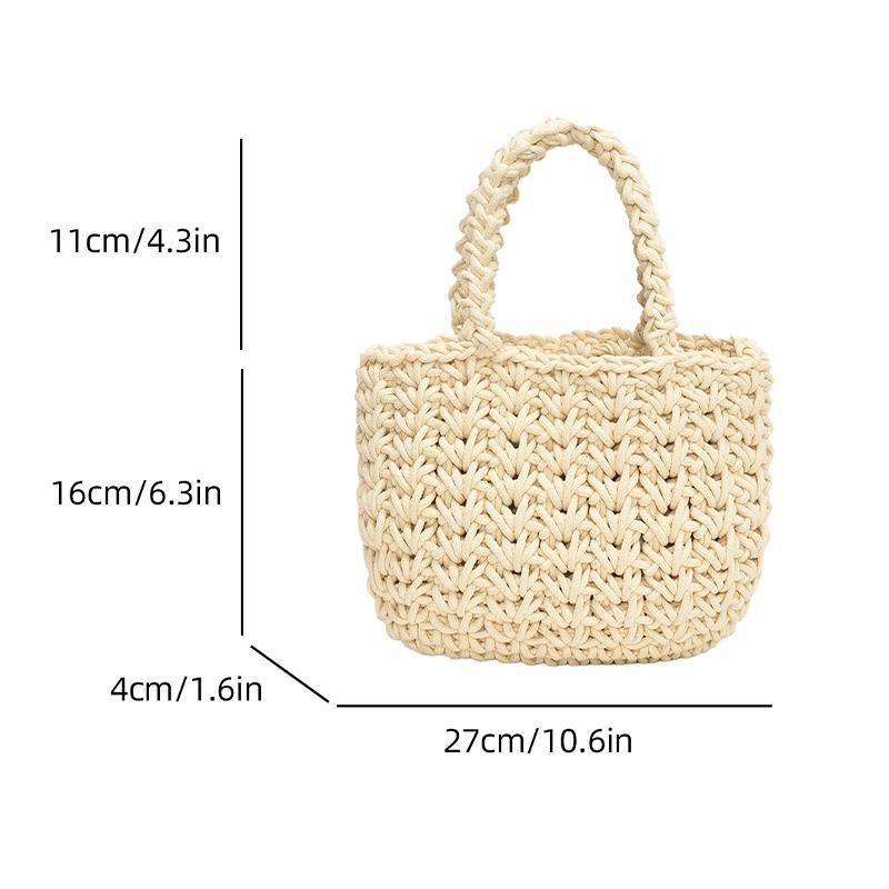 Женская сумка ручной работы, плетеная, новая мода, для отдыха и популярная пляжная сумка, изысканная плетеная сумка из травы