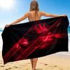 1Pc Laser Show Performance Beach Towel, Quick Dry, Multi-Use for Beach Pool Gym Yoga Home Travel, Christmas, Halloween, Xmas Gift S929200