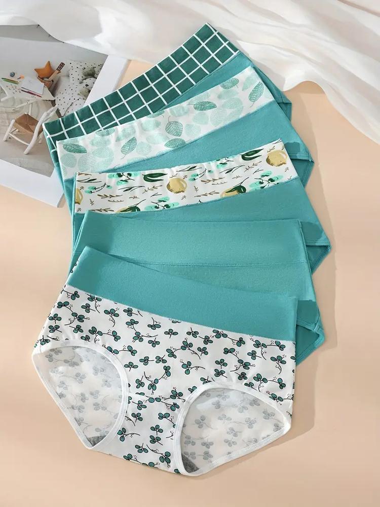 Набор женских хлопковых трусиков. 5 шт