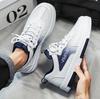 Мужские дышащие сетчатые белые кроссовки - Универсальная модная спортивная обувь, Лето 2024, Повседневный стиль с увеличением роста для студентов