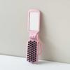 Unisex Portable Folding Pig Bristle Travel Comb: Compact & Massage-Ready