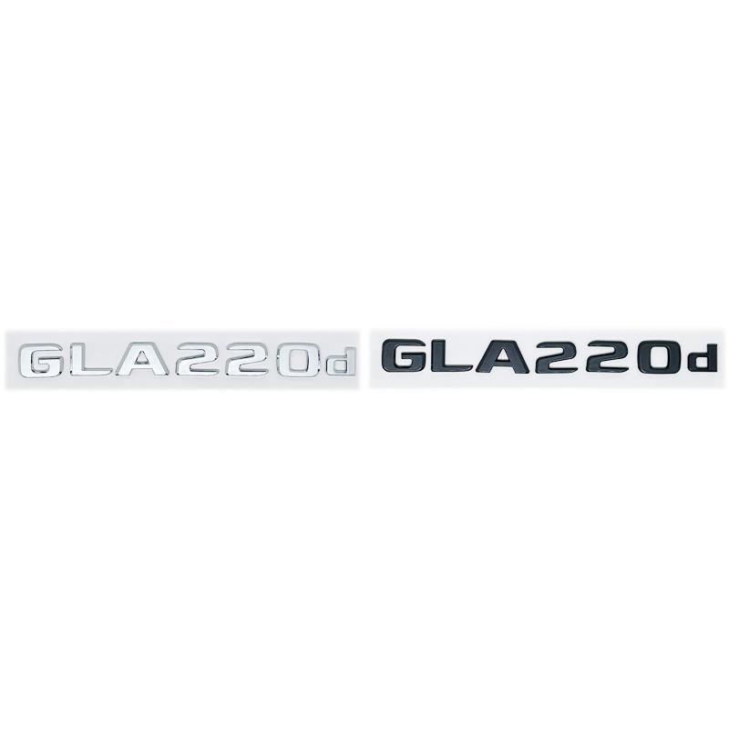 Car Tail Trunk Letters Logo Emblem Badge Sticker For Mercedes Benz GLA Class 4MATIC X156 H247 45 GLA250 GLA200 GLA220d GLA250e QN1
