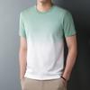 Летняя новая популярная повседневная дышащая тонкая мужская футболка с короткими рукавами и круглым вырезом для людей молодого и среднего возраста