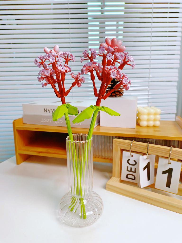 Букет из вечной розы и подсолнуха, конструктор, мини-кирпичики DIY для взрослых, невянущий подарок на День святого Валентина, годовщину, декор для дома