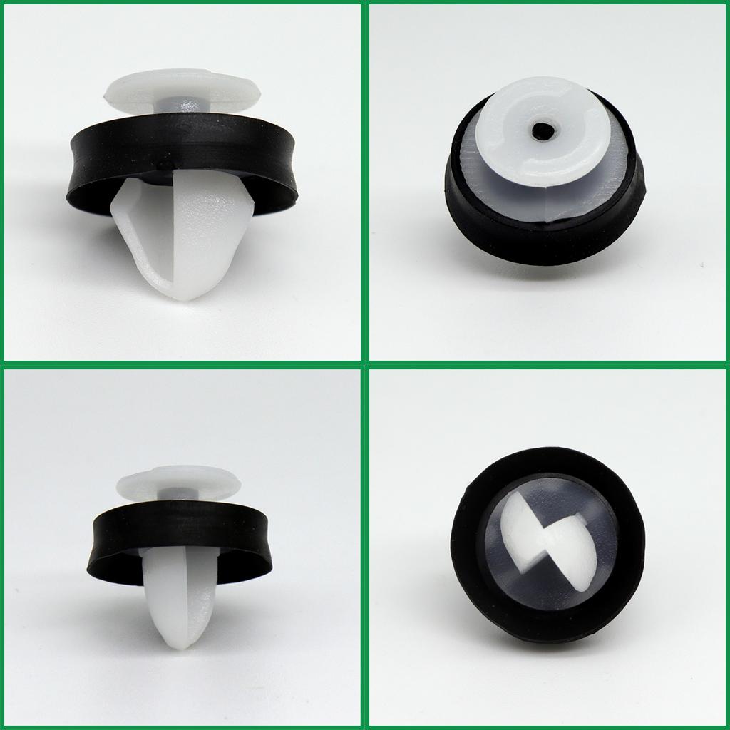 10X внутренняя отделка панели, удерживающие зажимы для дверных карт с уплотнительным кольцом для Peugeot 504 505 508, передний и задний держатель, заклепки, боковые юбки, исправление