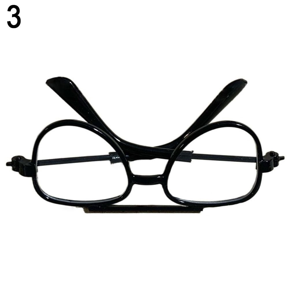 Mini Plush Doll Accessories Cute Heart Frame Plush Doll Eyeglasses For 10cm Dolls Glasses Clothes