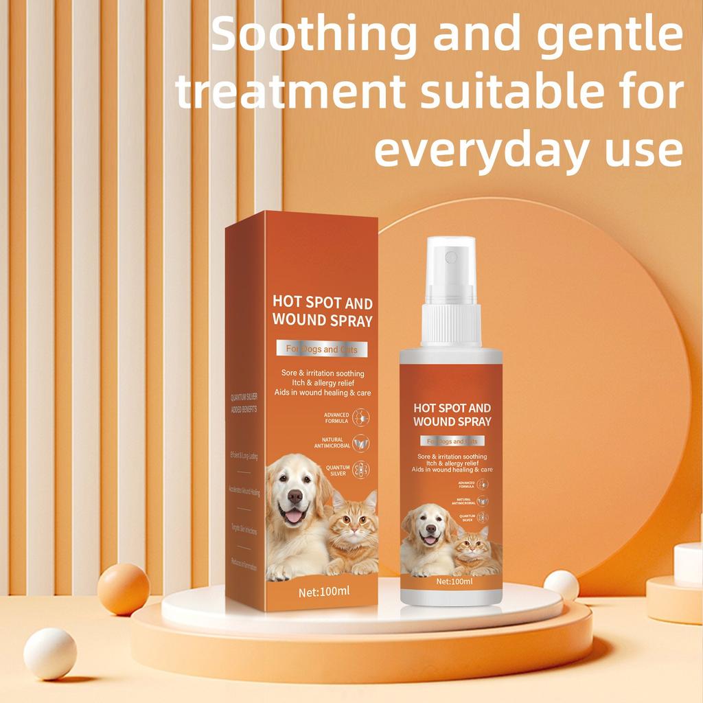 Крем для ухода за домашними животными для сухой и зудящей кожи собак и кошек, успокаивает кожу, образуя барьер, натуральный увлажняющий крем 100 мл