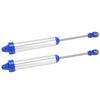 2 Pcs RC Shocks Absorber Remote Control Car Metal Non Spring Rear Struts Damper for TRAXXAS for UDRDark Blue