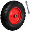 Tubeless Wheelbarrow Wheel 4.00-8 Black and Red Humberg