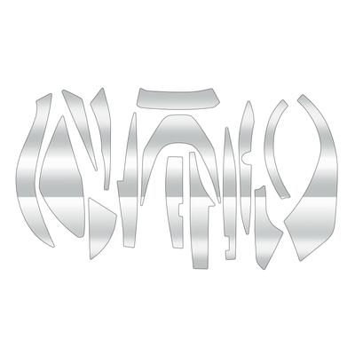 CUSTOM SEAT.JP Индивидуальная наклейка для катушки YOROI 25 Aldebaran DC, Прозрачная, Устойчивая к царапинам, Защищенная от царапин (Правша)