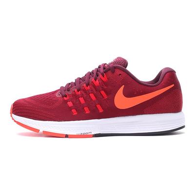 Air Zoom Vomero 11 Удобные Универсальные Нескользящие Прочные Низкие Кроссовки для Бега Мужские Кроссовки для Бега Красные 818099-600