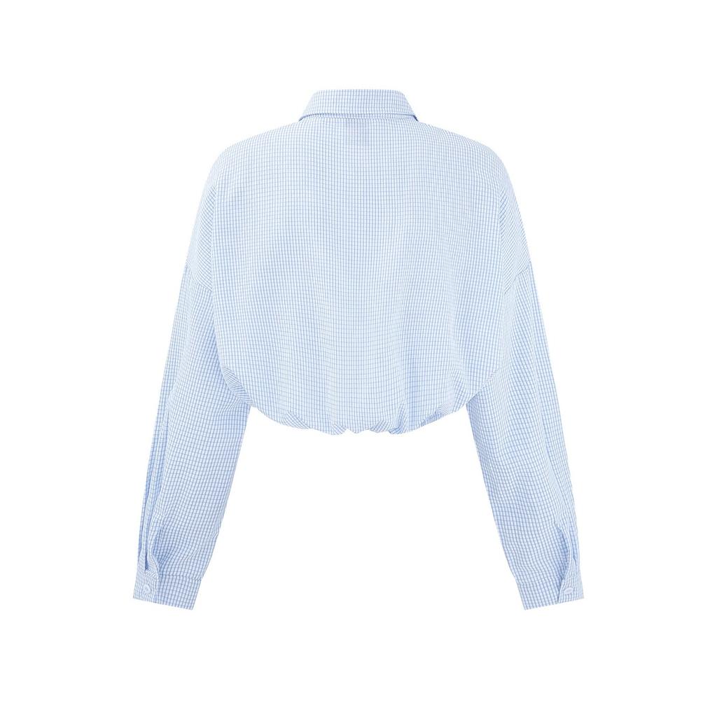 VAYLA Новая американская винтажная рубашка для горячей девушки Женская повседневная приталенная рубашка с длинным рукавом и воротником Ирт Универсальная клетчатая рубашка