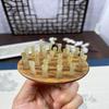 Гребенка для ухода за волосами и меридианного массажа из зеленого сандала