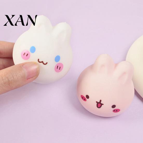 Sensory Stress Toy 1/2Pcs Relief Yolk Fidget Cartoon Pig Bunny Watermelon Double-yolked Portable Reducer Egg Squeeze Hand Exercise Relaxation