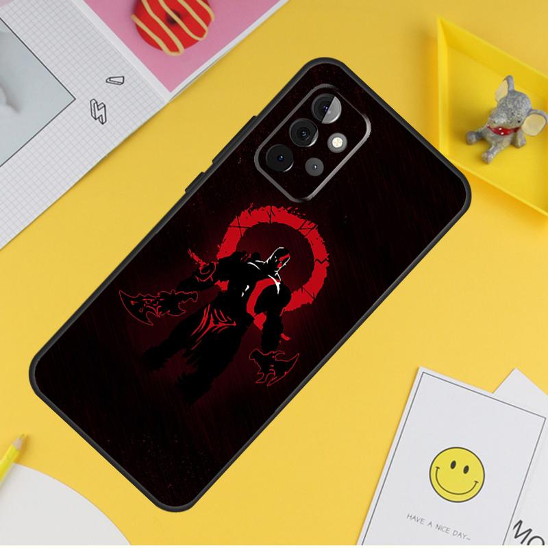 Чехол God of War для Samsung Galaxy A55 A35 A25 A15 A51 A71 A12 A32 A52 A13 A33 A53 A14 A34 A54