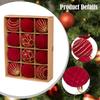 12x Christmas Ball Ornaments Tree Hanging Lightweight DIY Craft Xmas Decor for