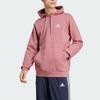 Adidas Essential Solid Color Hooded Pullover Sweatshirt Men Sweatshirts Pink IZ4756