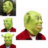 Маска Шрека Костюмный Аксессуар - Эластичный Дизайн Подходит для Всех Форм Головы для Хэллоуина Косплея Выступления