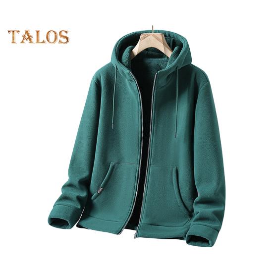 Мужское осенне-зимнее пальто с капюшоном, застежкой-молнией, длинными рукавами, завязками на шнурке, свободный толстый теплый однотонный кардиган, повседневная куртка с капюшоном