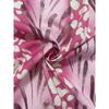 Women Elegant V Neck Long Sleeve Printed Shirt Midi Dress Two Piece Set