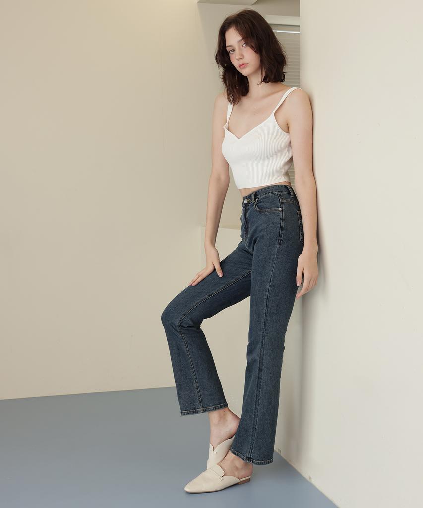 Leobeucham [Джинсы Linda Bootscut_Классический синий] Linda Bootscut Denim Pants_Cb
