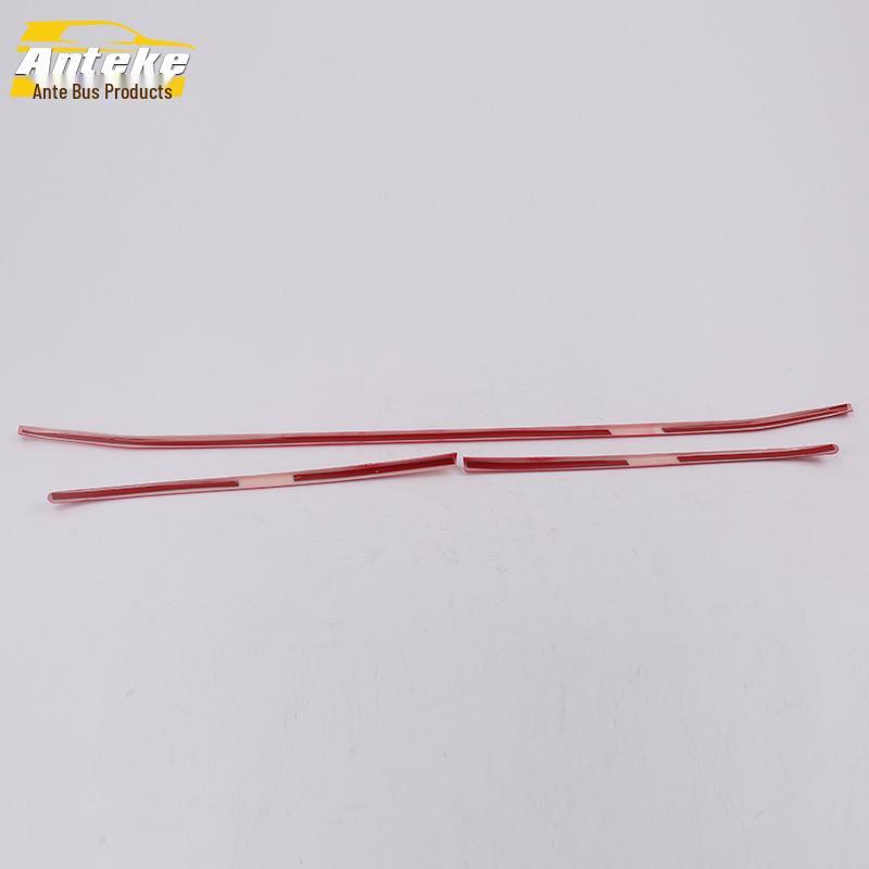 14-18 Front Bumper Bright Trim: Anti-Scratch, Center Grille Lip Sticker Mod