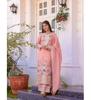Индийский дизайнерский шелковый костюм шальвар-камиз из шифона для женщин, болливудский стиль, для вечеринок