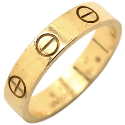 B4085000 любовь Кольцо ЛюбовьКольцо кольцо 18K Желтое Золото #7(Размер Японии) массив