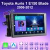 2 DIN Android Carplay автомобильное радио для Toyota Auris 1 E150 Blade 2006-2012 мультимедийный проигрыватель головное устройство стерео GPS навигация BT WIFI 2+32 ГБ