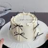 10 Pcs Cake Topper Bow Ribbon Bow Knot Cake Topper Cake Decorating Bow for Heart Cake Vintage Cake Home Holidays Parties