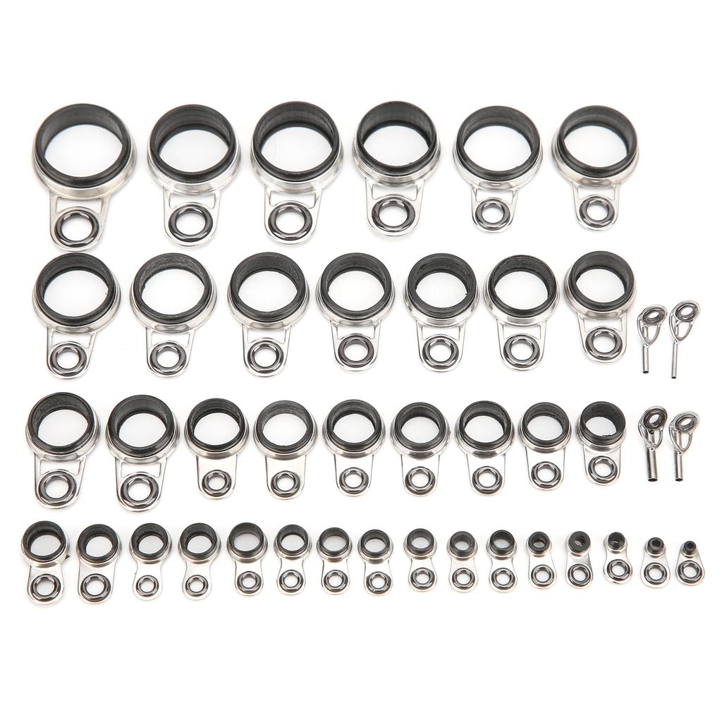 41 в 1 набор универсальных снастей для заброса камней, направляющие для удочки, кольца для лески, лучшие советы