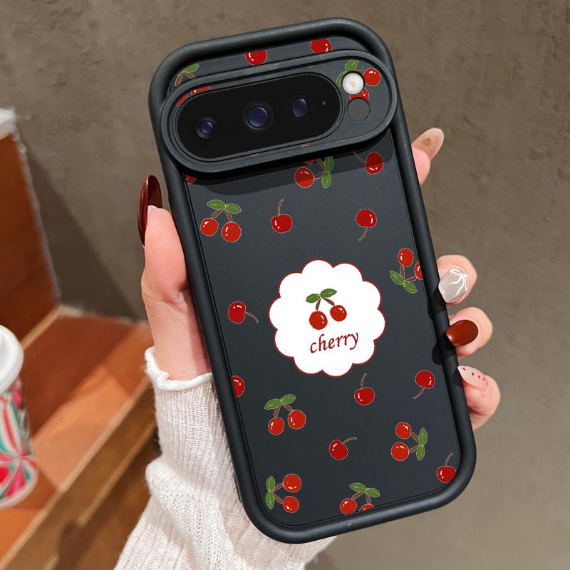Милый большой вишневый мягкий защитный чехол для телефона TPU для Google Pixel 8 Pro 8A 9 Pro XL противоударный силиконовый чехол для Pixel 9 8 Pro