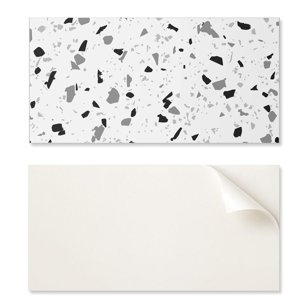 Panel Samoprzylepny Z Grafiką Do Jadalni Pcv 120X60 Cm Abstrakcyjny Wzór Kamieni
