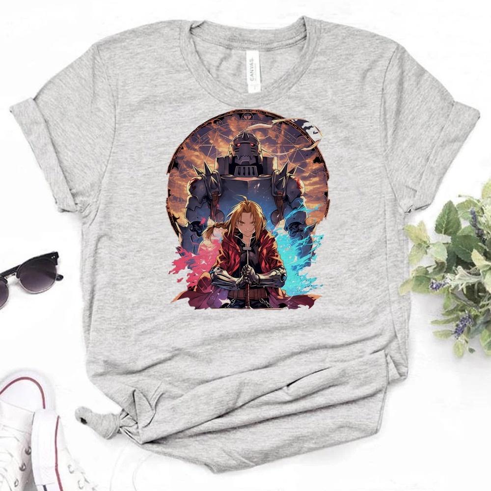 Fullmetal Alchemist Tshirt Girl Cheap Psychedelic Grunge 80s T Shirt Meme Kawaii Psychedelic Retro Y2k