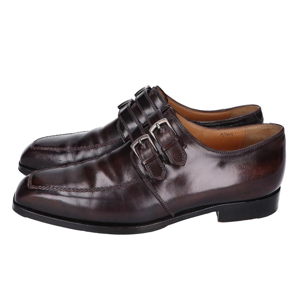 Berluti [Отличное состояние] Туфли с квадратным носком и двойным ремешком-монком 7 КоричневыйБ/у