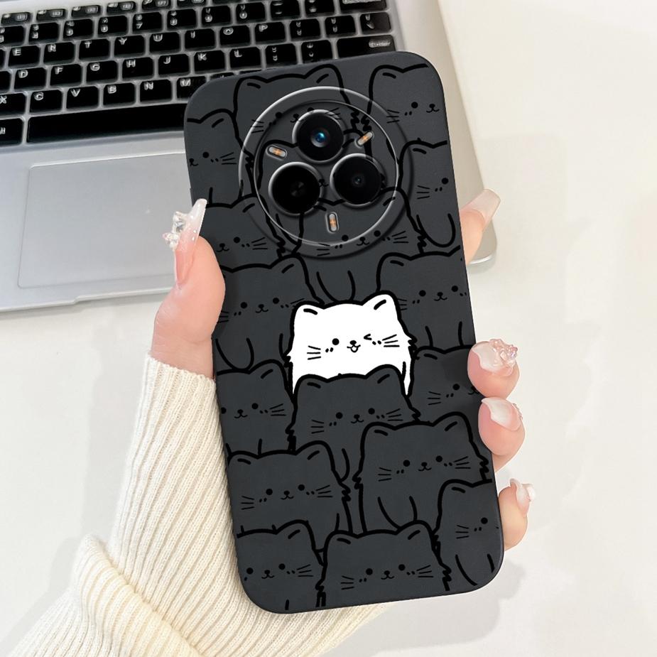 Чехол для Realme 14 Pro 5G RMX5056 Милый Модный Мультяшный Чехол Мягкий Силиконовый Чехол для Телефона Для Realme 14 Pro Plus Realme14 Pro+ Корпус