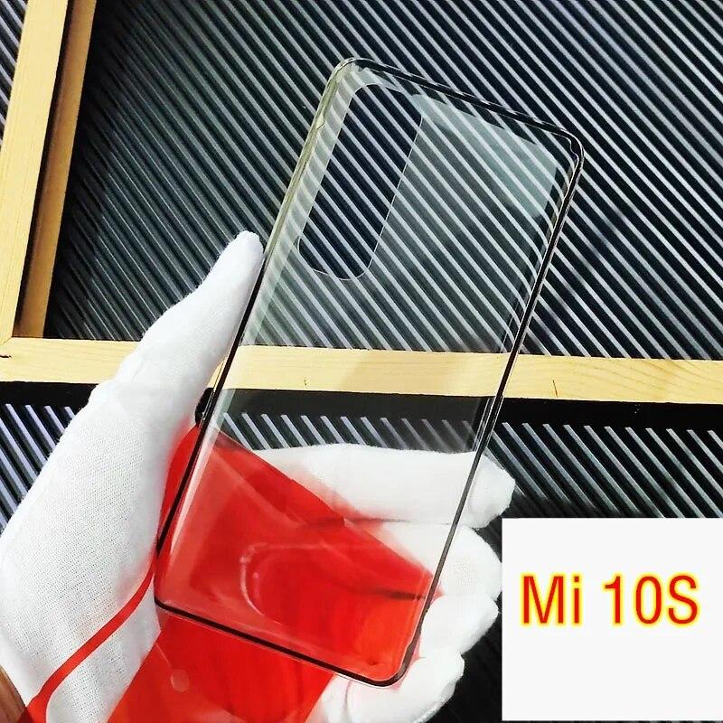 Прозрачная крышка аккумуляторного отсека для Xiaomi, задняя стеклянная панель, замена задней части корпуса, лента, прозрачная, Mi 10 Pro Lite, 10S, 10T Pro