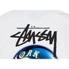 Stussy X Born X Raised Коллаборация Весна-Лето 23 Футболка 8 Мячей Унисекс Топы Черный Белый 3903852