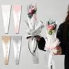 20pcs Plastic Flower Wrapping Bag DIY Gift Bag Single Rose Flower Wrapping Bag  Valentine's Day Gift