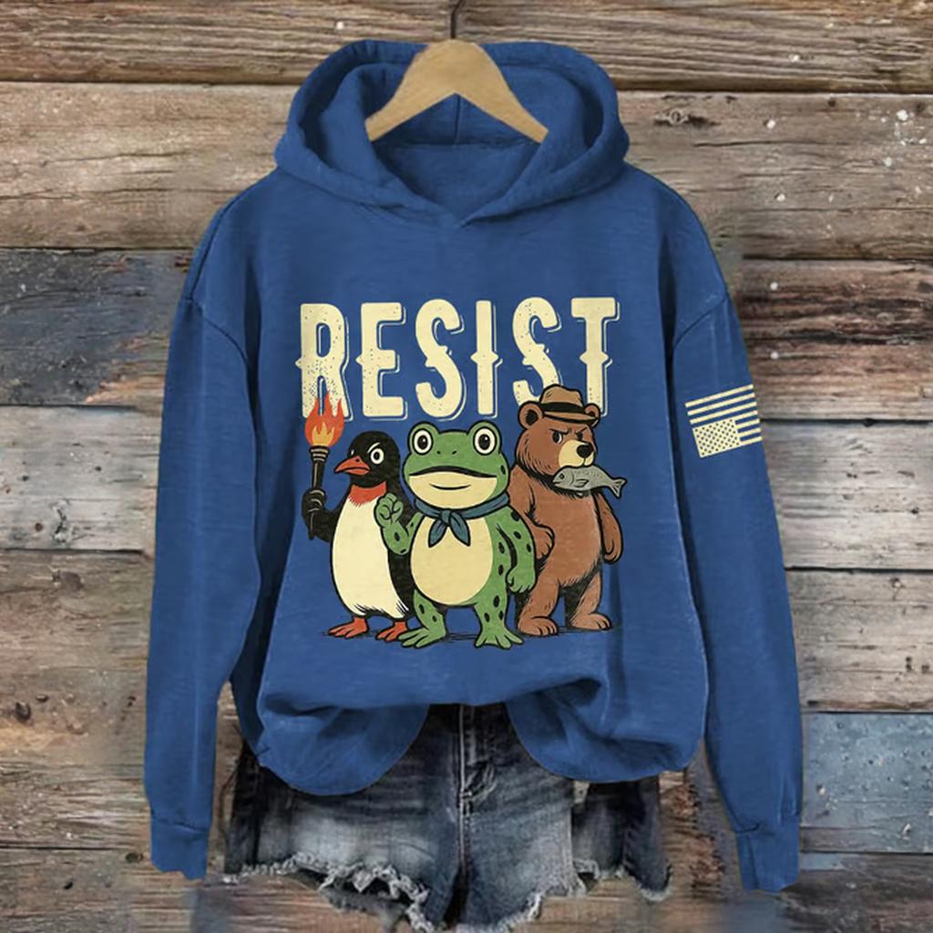 Women's Fashion Daily Versatile Casual Sweatshirts Long Sleeve Hooded Top Sweatshirts