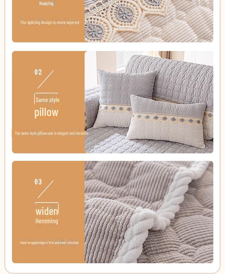 Corduroy Sofa Cushions: Non-Slip, Dirt-Resistant, Pastoral Style 2025 Sofa Covers for a Fresh, High-End Look