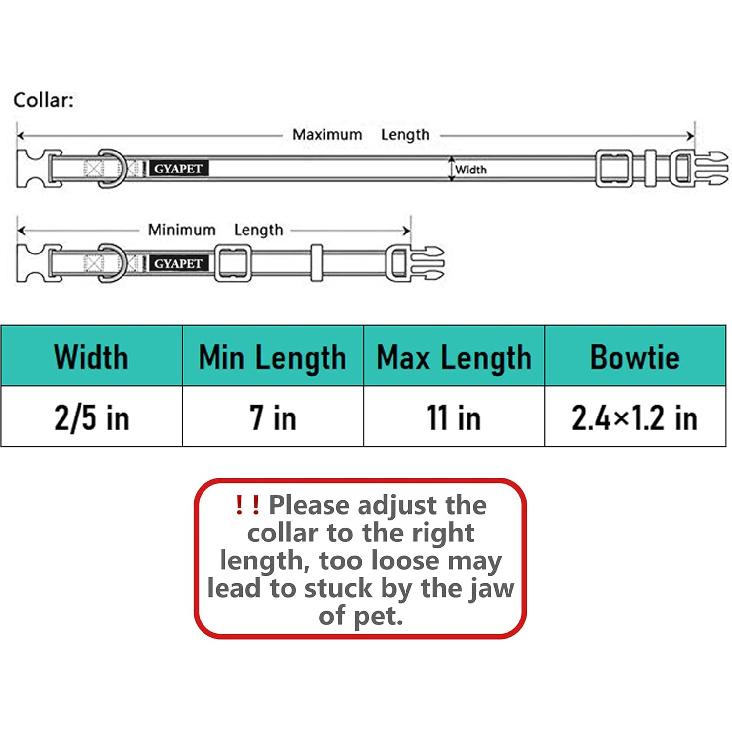 Cat Collar with Bow Tie Pink Flamingo Bell Pendant Charm Safety Detachable Cute Kitten Forest Tropic Leaf Plant Pattern Flamingo A