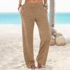Женские брюки карго Эластичная талия Широкие брюки Летние Свободного кроя Походные Брюки-джоггеры С карманом