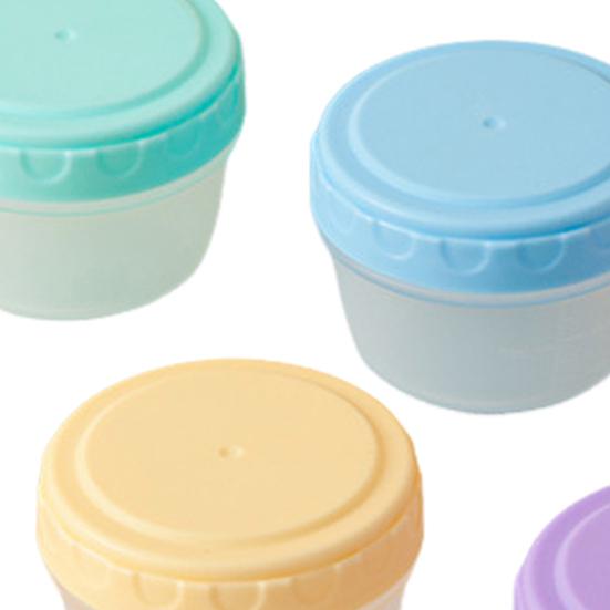 6Pcs Sauce Cup 60ml Leakproof Salad Dressing Container Reusable Condiment Dispenser for Picnics Traveling Kitchen Supplies