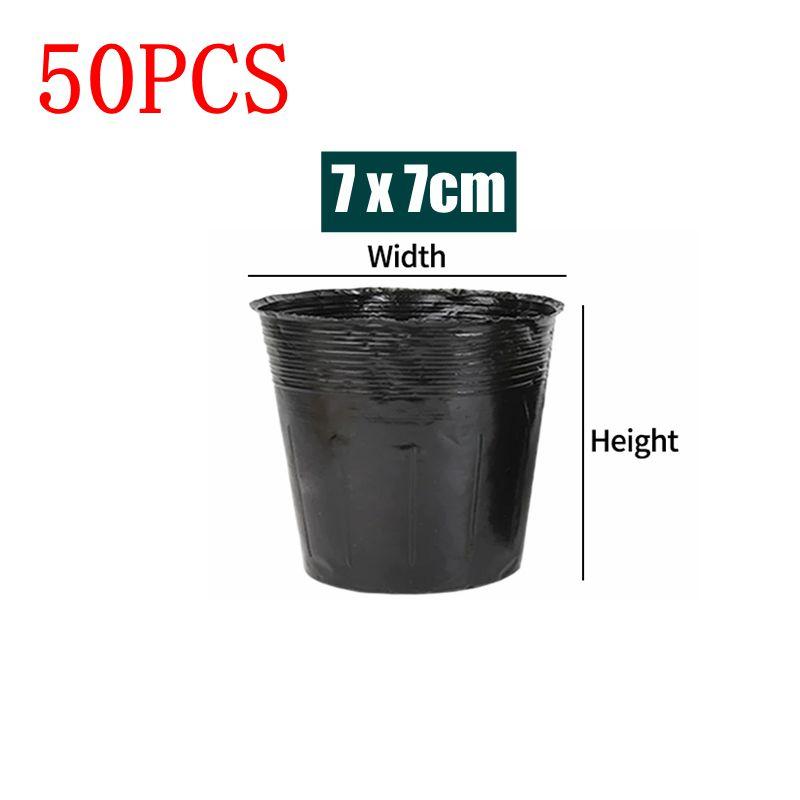 10/100PCS Garden Seedling Planting Cup Disposable Plants Nursery Pots Nutrition Bag Seed Pots Flowerpot Garden Accessories