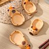 Capybara Cartoon Special-Shaped Ceramic Three-Dimensional Shape Household Kitchen Seasoning  Pot Flavor Dish Ink Dish Gift